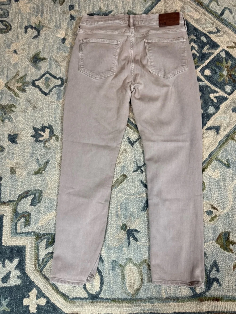 Paige Federal‎ Jeans Transcend Vintage Beige Ash Mens Size 30 Luxe  Comfort